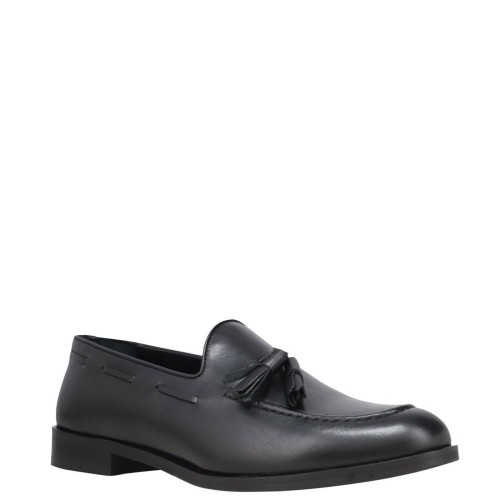 Ανδρικά Μοκασίνια/Loafers Μαύρο Δέρμα ANTONY Kalogirou Ανδρικά Μοκασίνια/Loafers Μαύρο Δέρμα ANTONY Kalogirou