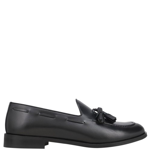 Ανδρικά Μοκασίνια/Loafers Μαύρο Δέρμα ANTONY Kalogirou Ανδρικά Μοκασίνια/Loafers Μαύρο Δέρμα ANTONY Kalogirou