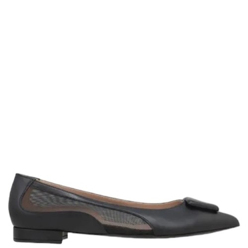 Kalogirou ΑΝΤΡΙΟΥ Γυναικεία Loafers Μαύρο Δέρμα