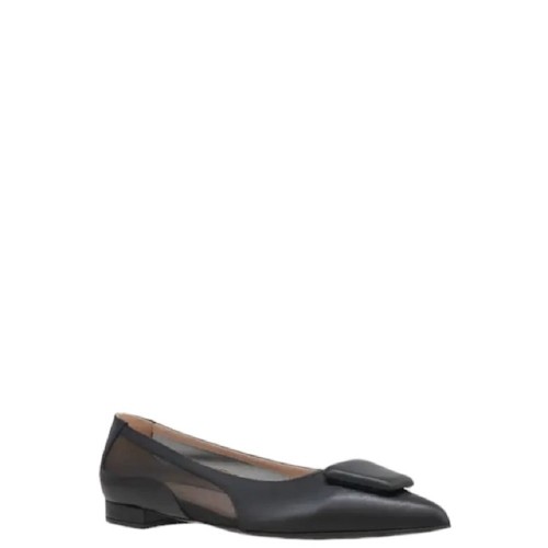 Kalogirou ΑΝΤΡΙΟΥ Γυναικεία Loafers Μαύρο Δέρμα