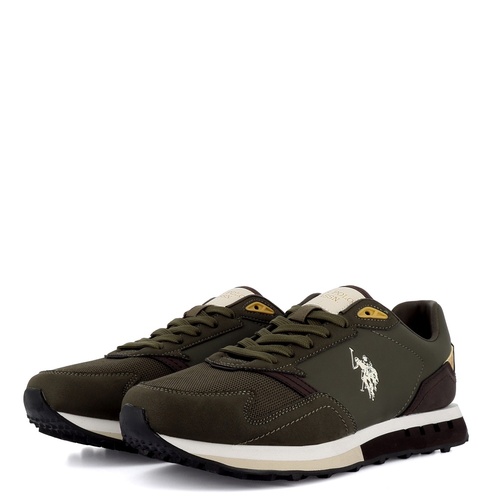 U.S. POLO ASSN.</br>U.S. Polo Assn. APRIL001A-OLI004 Ανδρικά Sneakers Χακί U.S. POLO ASSN.</br>U.S. Polo Assn. APRIL001A-OLI004 Ανδρικά Sneakers Χακί