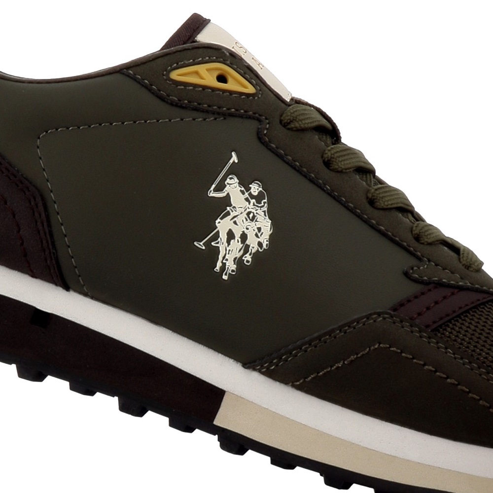 U.S. POLO ASSN.</br>U.S. Polo Assn. APRIL001A-OLI004 Ανδρικά Sneakers Χακί U.S. POLO ASSN.</br>U.S. Polo Assn. APRIL001A-OLI004 Ανδρικά Sneakers Χακί