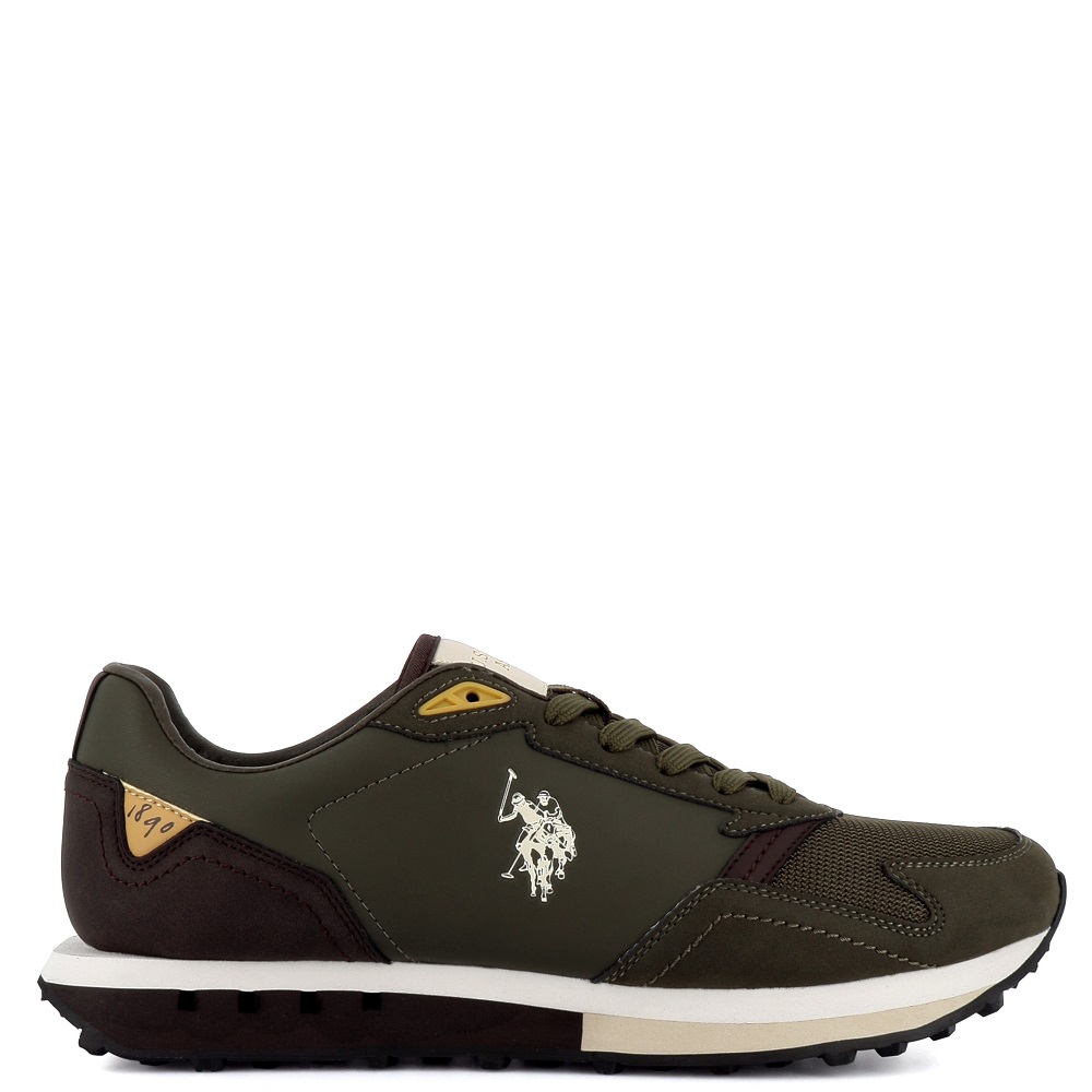 U.S. POLO ASSN.</br>U.S. Polo Assn. APRIL001A-OLI004 Ανδρικά Sneakers Χακί U.S. POLO ASSN.</br>U.S. Polo Assn. APRIL001A-OLI004 Ανδρικά Sneakers Χακί