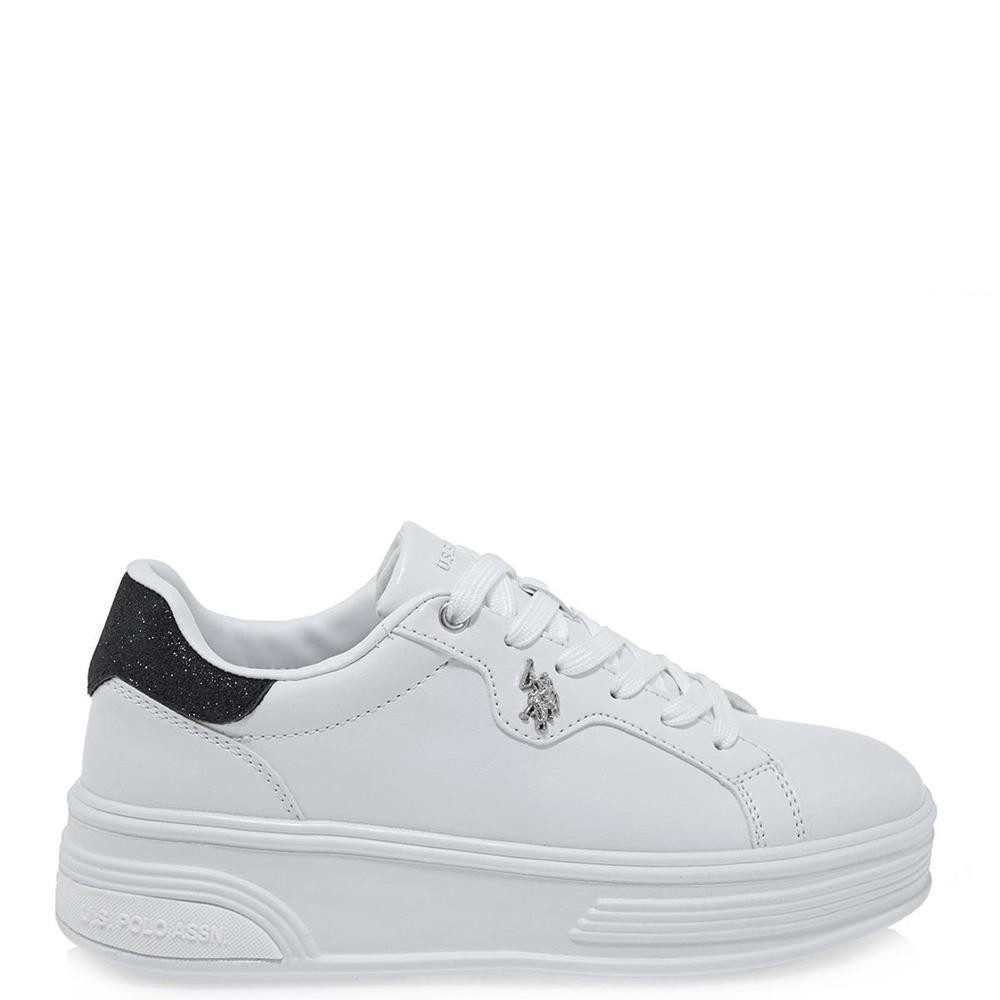U.S. POLO ASSN.</br>Γυναικεία Sneakers Λεύκο/Μαύρο ASUKA005-WHI-BLK01 U.S. Polo Assn U.S. POLO ASSN.</br>Γυναικεία Sneakers Λεύκο/Μαύρο ASUKA005-WHI-BLK01 U.S. Polo Assn