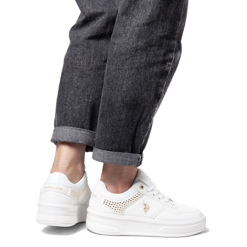 Γυναικεία Sneakers Λευκό ASUKA009-WHI U.S. Polo Assn Γυναικεία Sneakers Λευκό ASUKA009-WHI U.S. Polo Assn