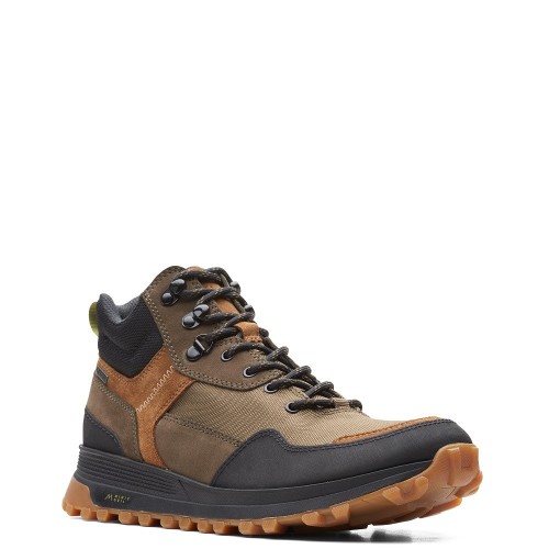 Ανδρικά Μποτάκια Χακί Suede Gore-Tex® ATL TREK HI GTX Clarks Ανδρικά Μποτάκια Χακί Suede Gore-Tex® ATL TREK HI GTX Clarks