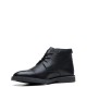 CLARKS</br>Ανδρικά Μποτάκια Μαύρο Δέρμα ATTICUS LT MID Clarks