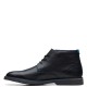 CLARKS</br>Ανδρικά Μποτάκια Μαύρο Δέρμα ATTICUS LT MID Clarks
