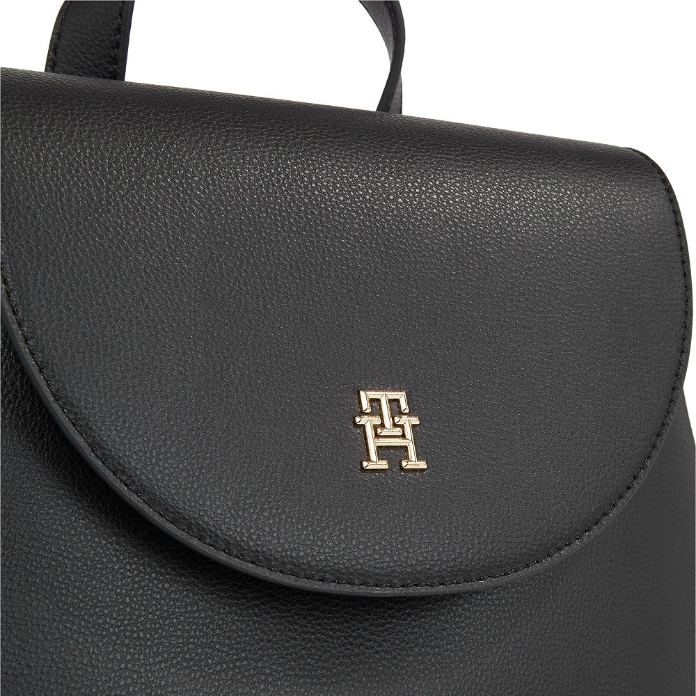 TOMMY HILFIGER</br>Γυναικεία Τσάντα Backpack Μαύρο AW0AW15193-BDS Tommy Hilfiger