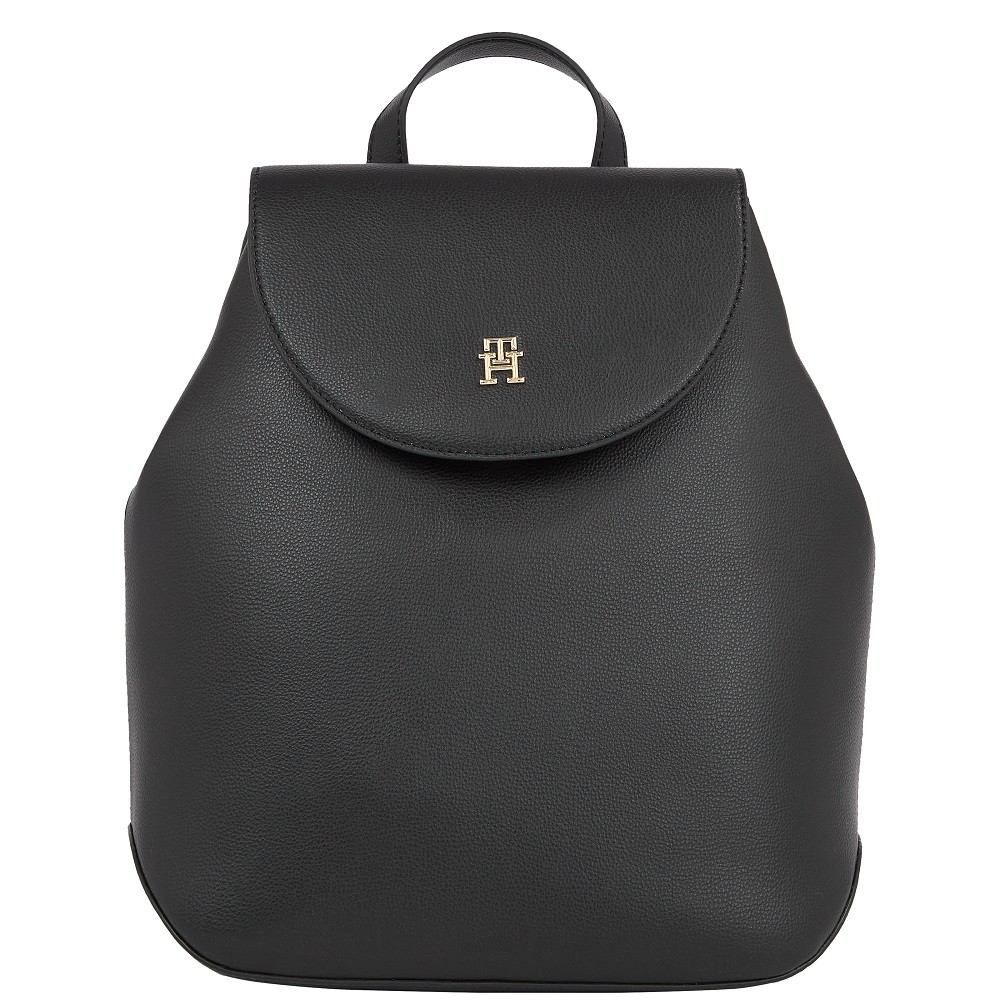 TOMMY HILFIGER</br>Γυναικεία Τσάντα Backpack Μαύρο AW0AW15193-BDS Tommy Hilfiger