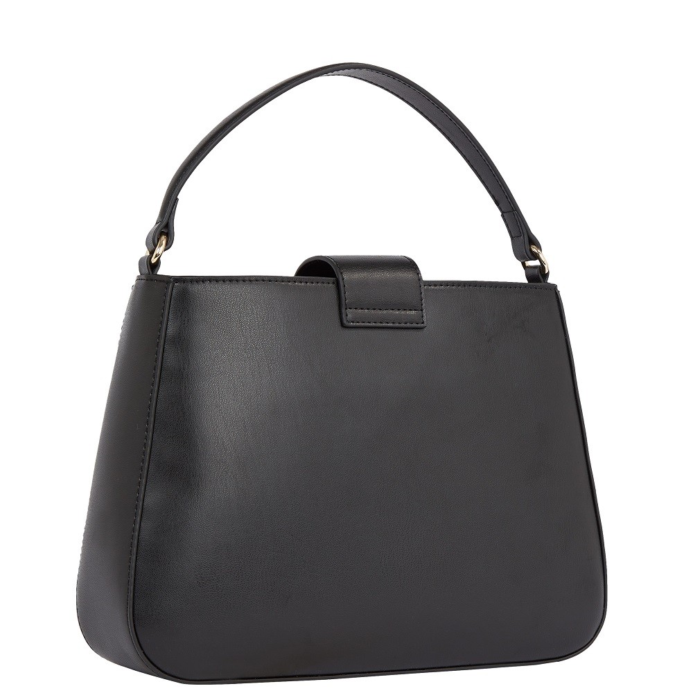 TOMMY HILFIGER</br>Γυναικεία Τσάντα Χειρός Μαύρο AW0AW15606-BDS Tommy Hilfiger