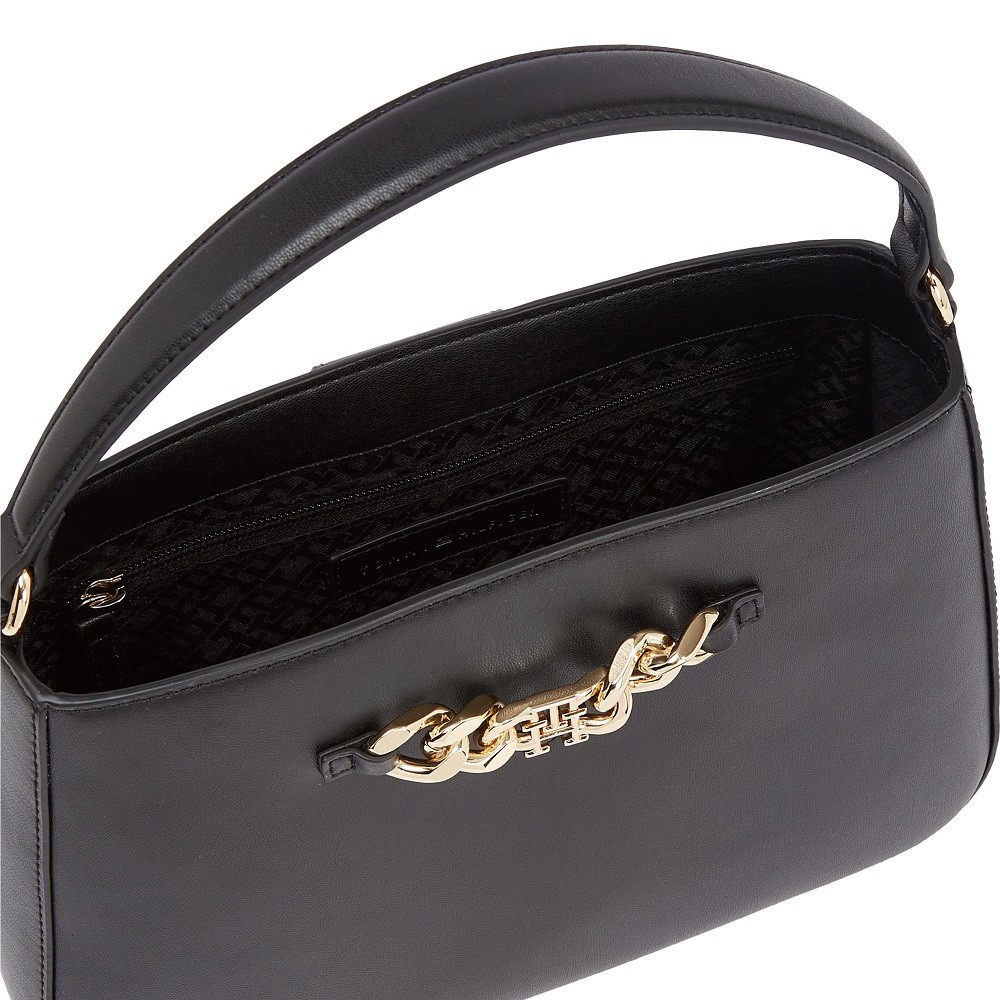 TOMMY HILFIGER</br>Γυναικεία Τσάντα Χειρός Μαύρο AW0AW15606-BDS Tommy Hilfiger