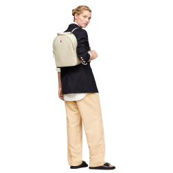 Γυναικεία Τσάντα Backpack Εκρού AW0AW15722-AEF Tommy Hilfiger