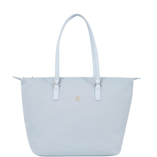 Tommy Hilfiger AW0AW15983-C10 Γυναικεία Τσάντα Ώμου Σιέλ