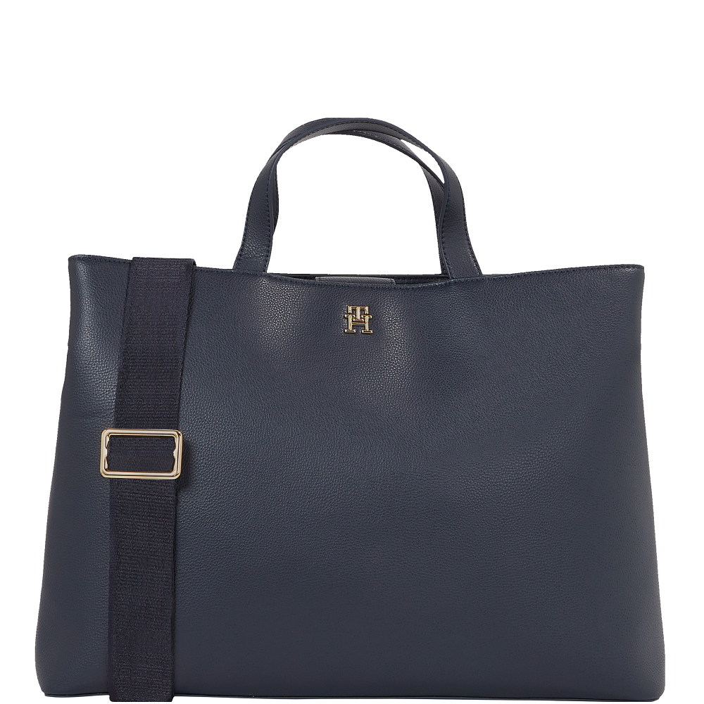 TOMMY HILFIGER</br>Γυναικεία Τσάντα Εργασίας Μπλε AW0AW16085-DW6 Tommy Hilfiger