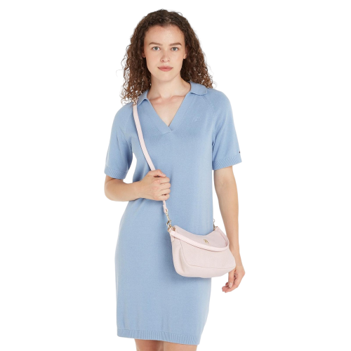 Tommy Hilfiger AW0AW16111-TJQ Γυναικεία Τσάντα Ώμου/Crossbody Ροζ