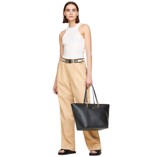 Γυναικεία Τσάντα Ώμου Μαύρο AW0AW16112-BDS Tommy Hilfiger