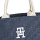 TOMMY HILFIGER</br>Γυναικεία Τσάντα Ώμου Μπλε Πλεκτή AW0AW16410-DW6 Tommy Hilfiger