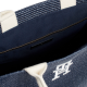 TOMMY HILFIGER</br>Γυναικεία Τσάντα Ώμου Μπλε Πλεκτή AW0AW16410-DW6 Tommy Hilfiger