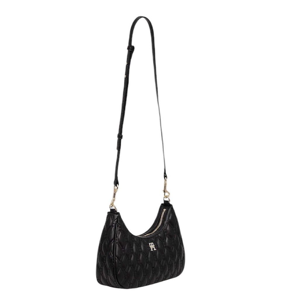 TOMMY HILFIGER</br>Γυναικεία Τσάντα Χιαστή Μαύρο AW0AW16436-BDS Tommy Hilfiger