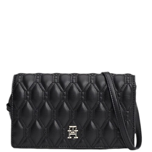 Γυναικεία Τσάντα Χιαστή Μαύρο AW0AW16466-BDS Tommy Hilfiger Γυναικεία Τσάντα Χιαστή Μαύρο AW0AW16466-BDS Tommy Hilfiger