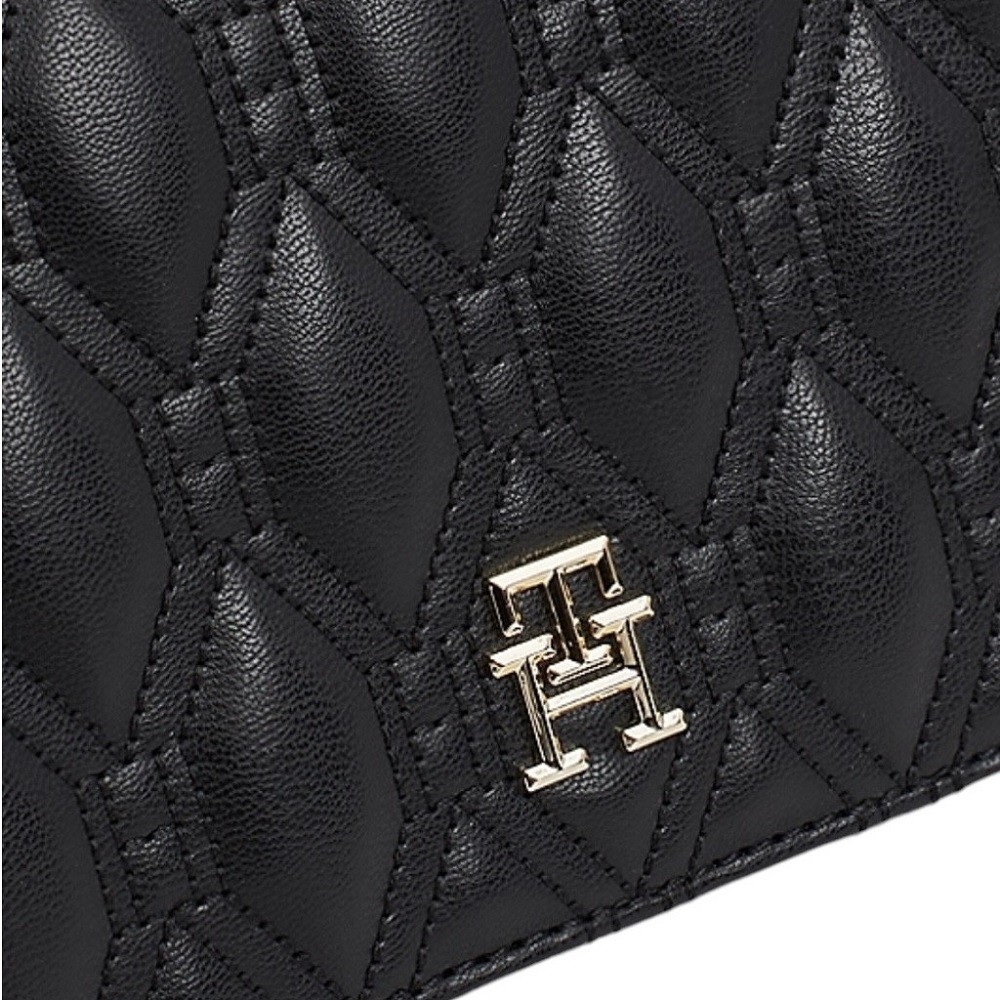 TOMMY HILFIGER</br>Γυναικεία Τσάντα Χιαστή Μαύρο AW0AW16466-BDS Tommy Hilfiger