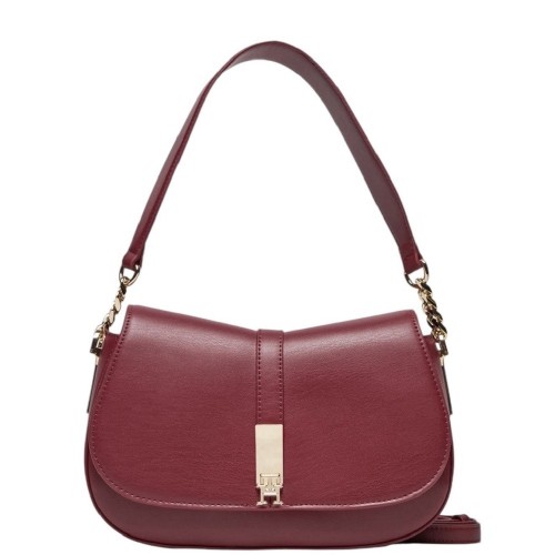 Γυναικεία Τσάντα Ώμου Μπορντό AW0AW16467-XJS Tommy Hilfiger