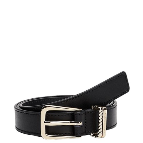 Γυναικεία Ζώνη Μαύρο Δέρμα AW0AW16602-BDS Tommy Hilfiger
