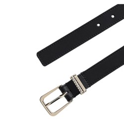 Γυναικεία Ζώνη Μαύρο Δέρμα AW0AW16602-BDS Tommy Hilfiger