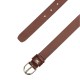 TOMMY HILFIGER</br>Γυναικεία Ζώνη Ταμπά Δερμάτινη Essential Th Monogram AW0AW16836-GVI Tommy Hilfiger