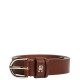 TOMMY HILFIGER</br>Γυναικεία Ζώνη Ταμπά Δερμάτινη Essential Th Monogram AW0AW16836-GVI Tommy Hilfiger