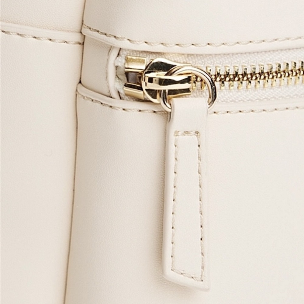TOMMY HILFIGER</br>Γυναικεία Τσάντα Backpack Εκρού Th Logotape AW0AW17163-AA8 Tommy Hilfiger