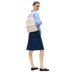 Γυναικεία Τσάντα Backpack Εκρού Th Logotape AW0AW17163-AA8 Tommy Hilfiger