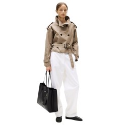 Γυναικεία Τσάντα Ώμου Μαύρο Th Distinct Tote Monogram AW0AW17195-BDS Tommy Hilfiger
