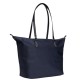 TOMMY HILFIGER</br>Γυναικεία Τσάντα Ώμου Μπλε Poppy Tote Corporate AW0AW17205-DW6 Tommy Hilfiger