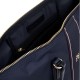 TOMMY HILFIGER</br>Γυναικεία Τσάντα Ώμου Μπλε Poppy Tote Corporate AW0AW17205-DW6 Tommy Hilfiger