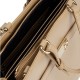 TOMMY HILFIGER</br>Γυναικεία Τσάντα Χειρός Μπεζ Th Heritage Satchel AW0AW17211-RBC Tommy Hilfiger