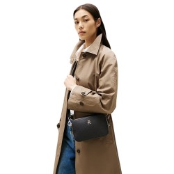 Γυναικεία Τσάντα Χιαστή Μαύρο Th Distinct Camera Bag Monogram AW0AW17221-BDS Tommy Hilfiger