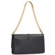 TOMMY HILFIGER</br>Γυναικεία Τσάντα Χιαστή Μαύρη Th Heitage Conv Crossover Chain AW0AW17223-BDS Tommy Hilfiger