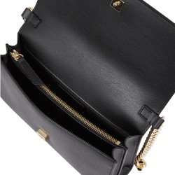 Γυναικεία Τσάντα Χιαστή Μαύρη Th Heitage Conv Crossover Chain AW0AW17223-BDS Tommy Hilfiger