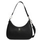 TOMMY HILFIGER</br>Γυναικεία Τσάντα Ώμου Μαύρο Th Logotape Shoulder Bag AW0AW17226-BDS Tommy Hilfiger