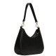 TOMMY HILFIGER</br>Γυναικεία Τσάντα Ώμου Μαύρο Th Logotape Shoulder Bag AW0AW17226-BDS Tommy Hilfiger