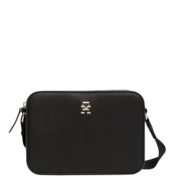 Γυναικεία Τσάντα Χιαστή Μαύρο Th Logotape Camera Bag AW0AW17229-BDS Tommy Hilfiger