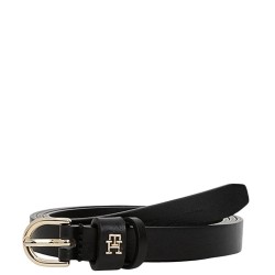 Γυναικεία Ζώνη Μαύρο Δέρμα AW0AW17246-BDS Tommy Hilfiger