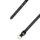 TOMMY HILFIGER</br>Γυναικεία Ζώνη Μαύρο Δέρμα AW0AW17246-BDS Tommy Hilfiger
