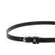 TOMMY HILFIGER</br>Γυναικεία Ζώνη Μαύρο Δέρμα AW0AW17246-BDS Tommy Hilfiger