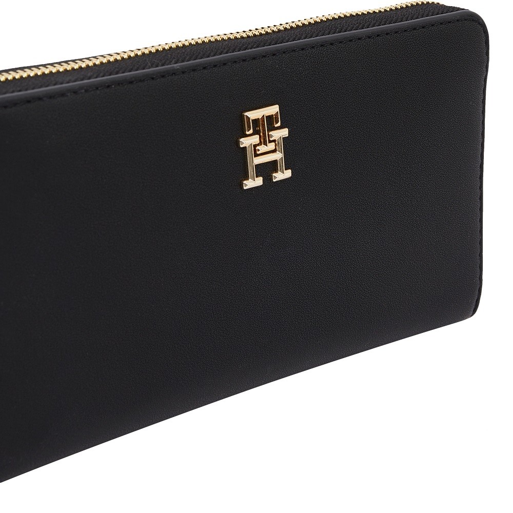 TOMMY HILFIGER</br>Γυναικείο Πορτοφόλι Μαύρο AW0AW17266-BDS Tommy Hilfiger