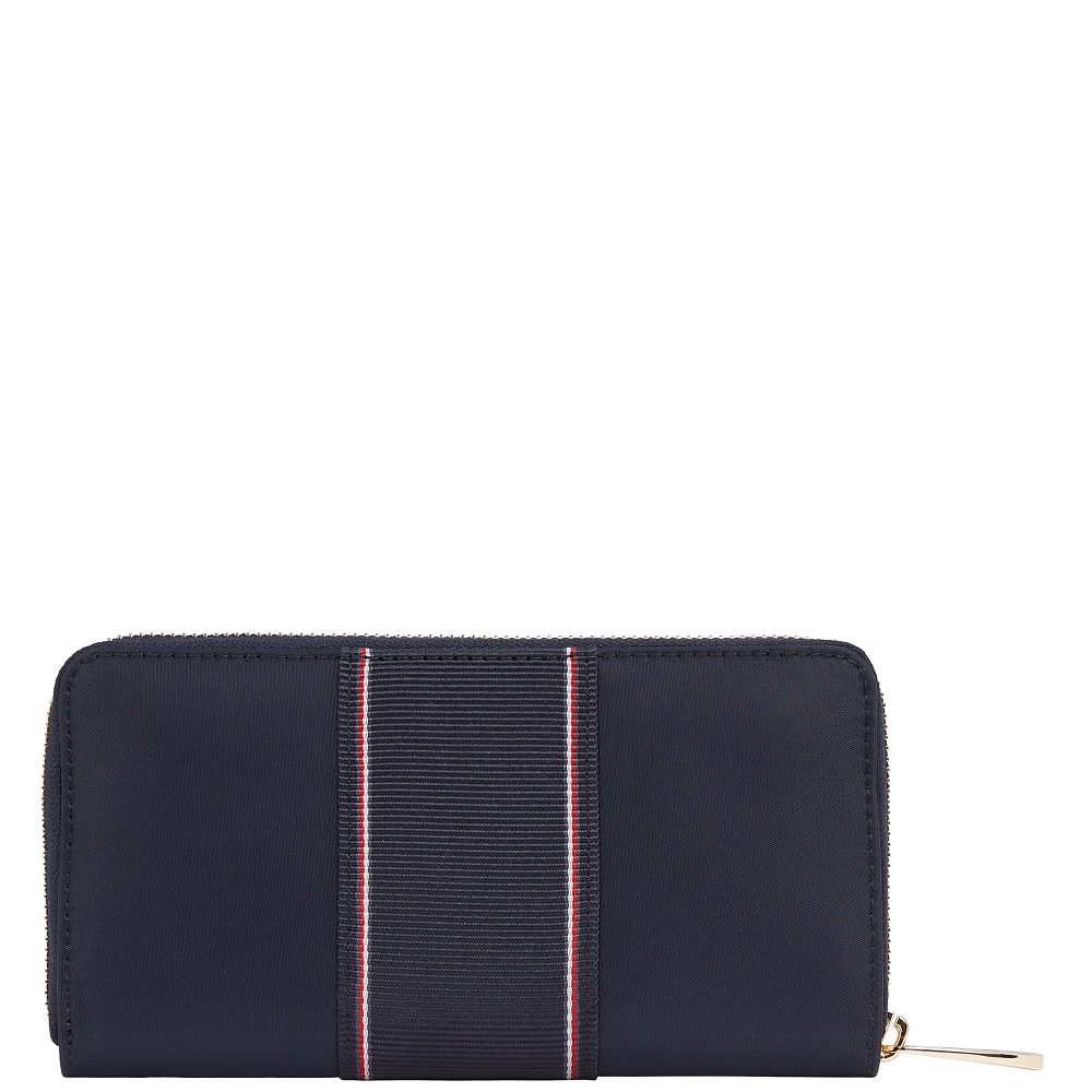 TOMMY HILFIGER</br>Γυναικείο Πορτοφόλι Μπλε Poppy Lrg Za Corp AW0AW17271-DW6 Tommy Hilfiger