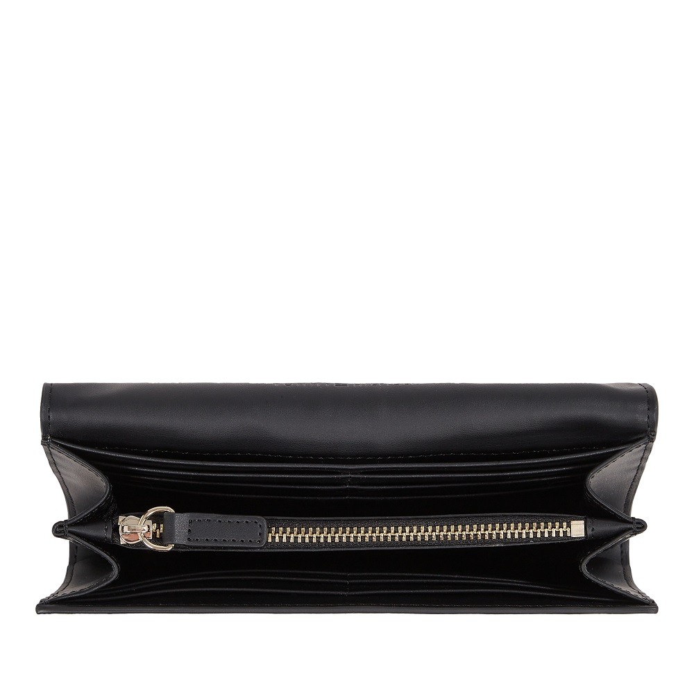 TOMMY HILFIGER</br>Γυναικείο Πορτοφόλι Μαύρο AW0AW17369-BDS Tommy Hilfiger