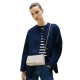 TOMMY HILFIGER</br>Γυναικεία Τσάντα Χιαστή Εκρού Th Her Flap W/Chain AW0AW17403-AA8 Tommy Hilfiger